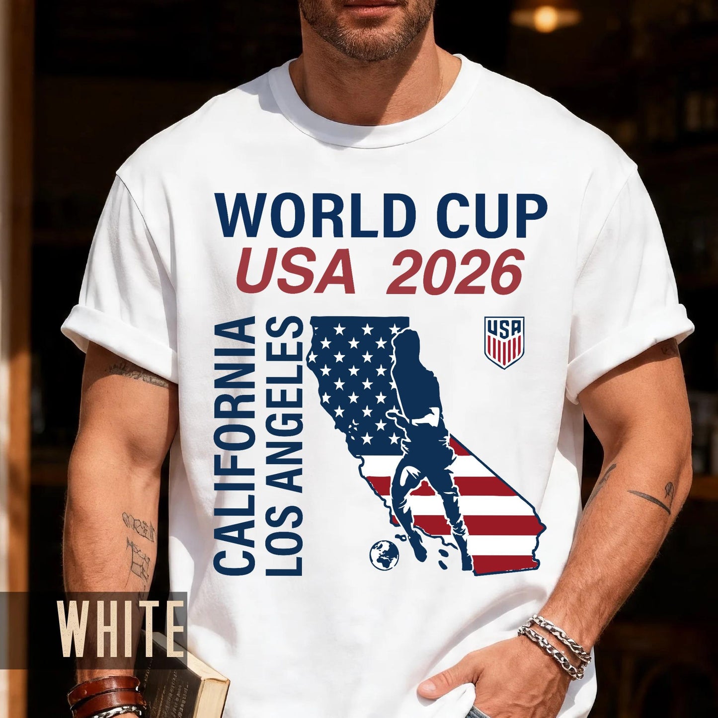 California Los Angeles Map World Cup USA 2026 Shirt, Fan Gear Souvenir Tee
