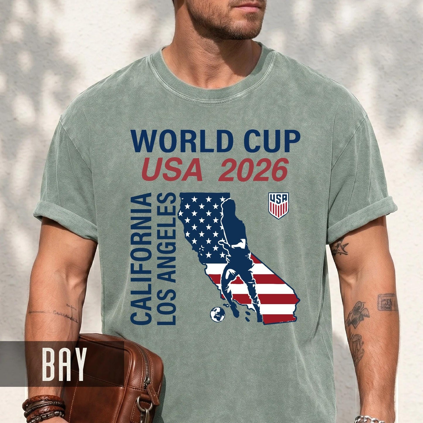 California Los Angeles Map World Cup USA 2026 Shirt, Fan Gear Souvenir Tee