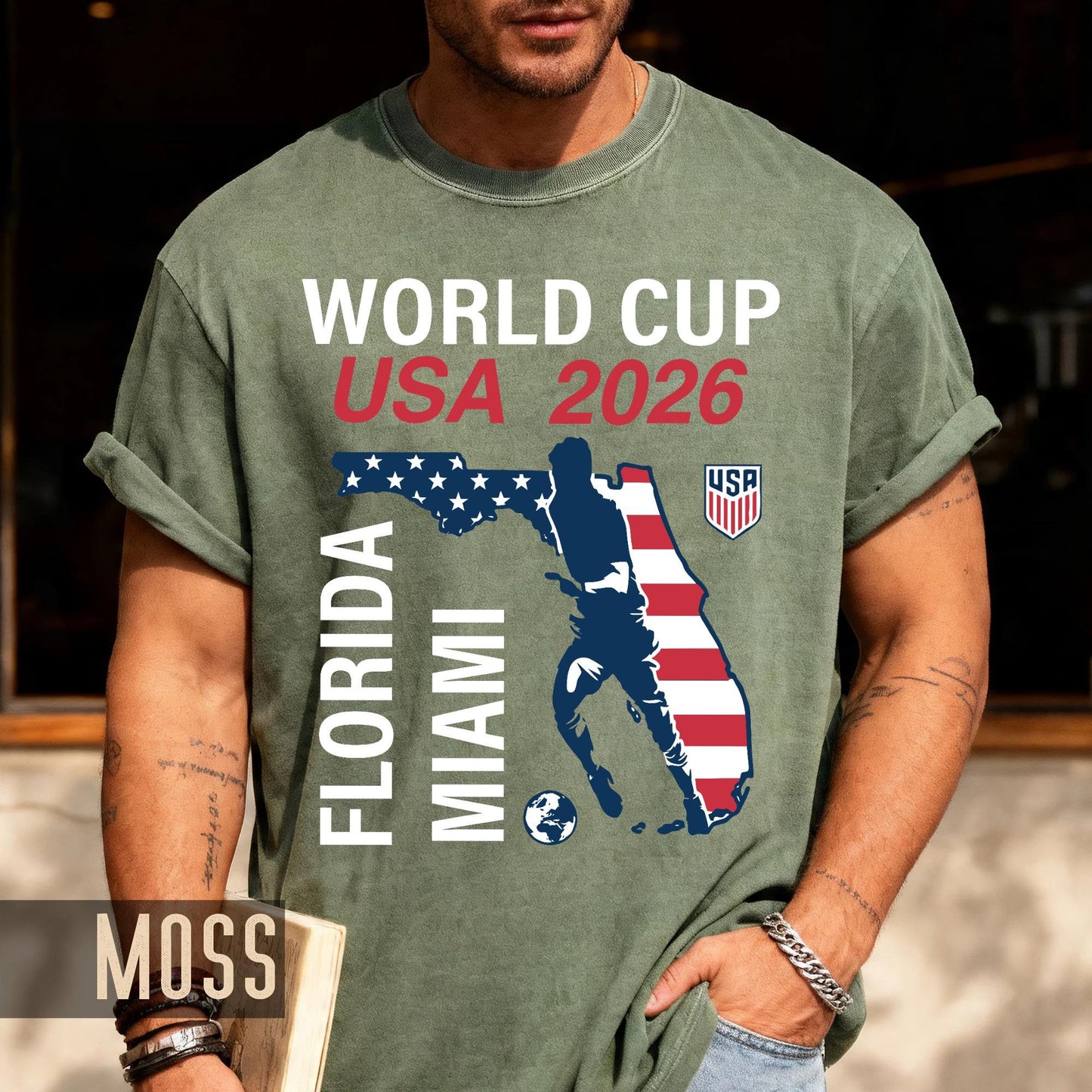 Miami Florida Map World Cup USA 2026 Souvenir Shirt, Local Fan Collector Tee