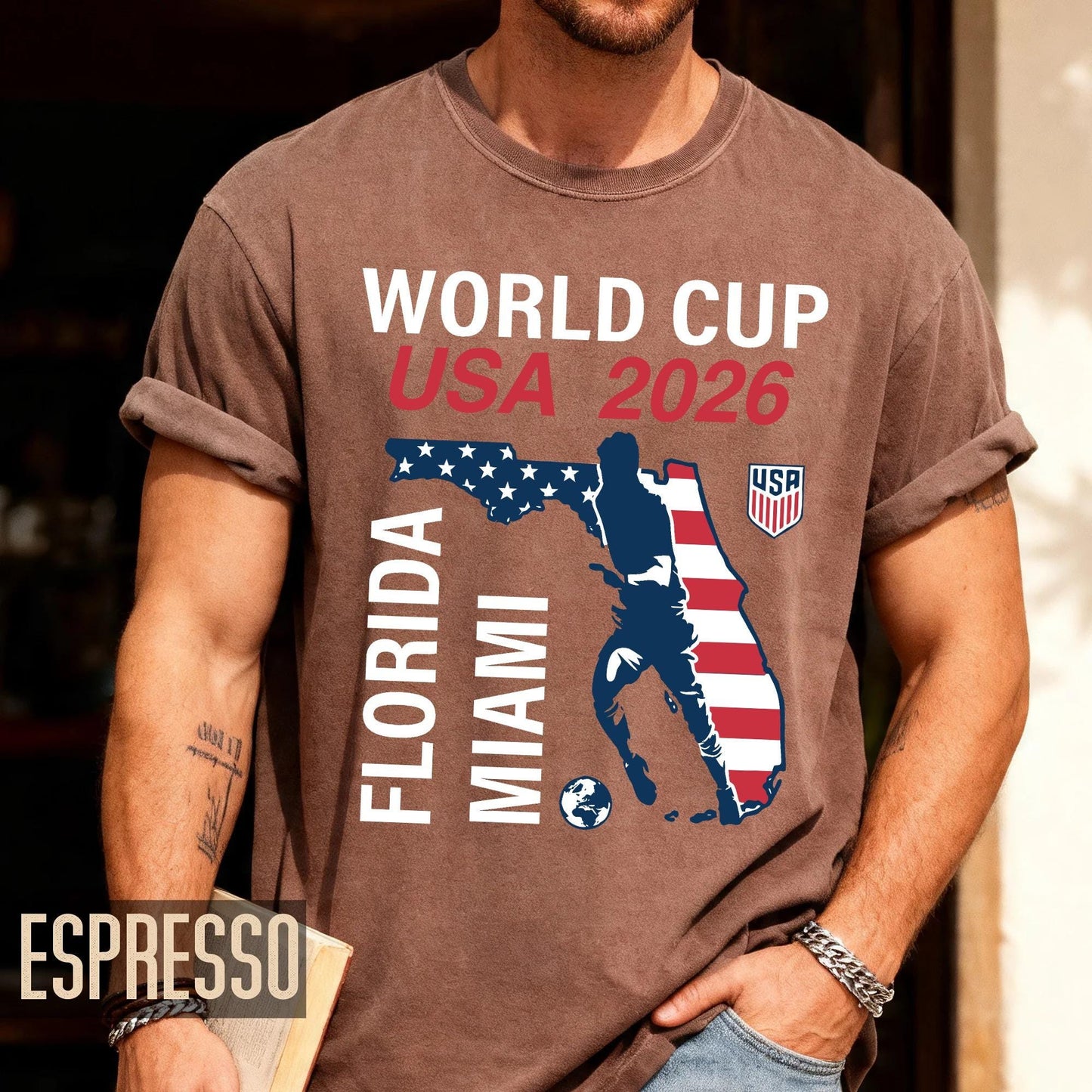 Miami Florida Map World Cup USA 2026 Souvenir Shirt, Local Fan Collector Tee