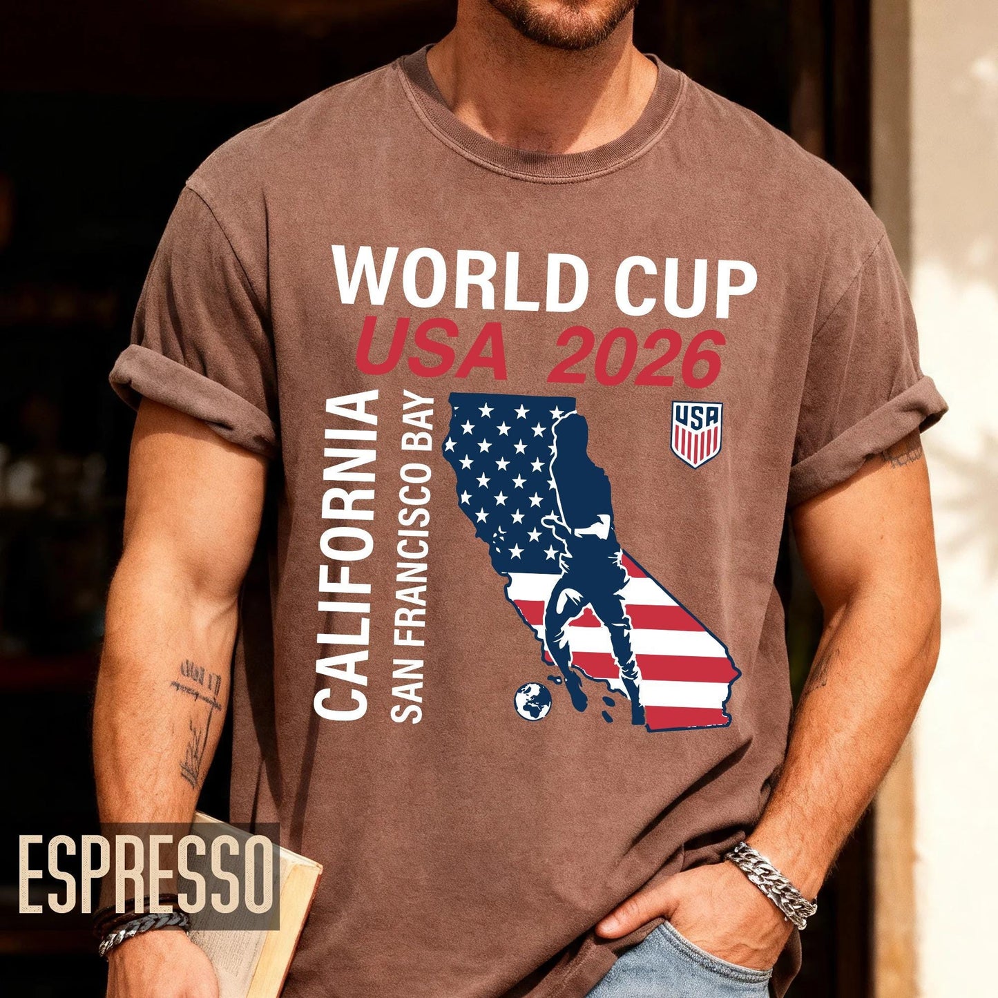 California San Francisco Bay Map World Cup USA 2026 Shirt, Football Fan Gear Souvenir Tee