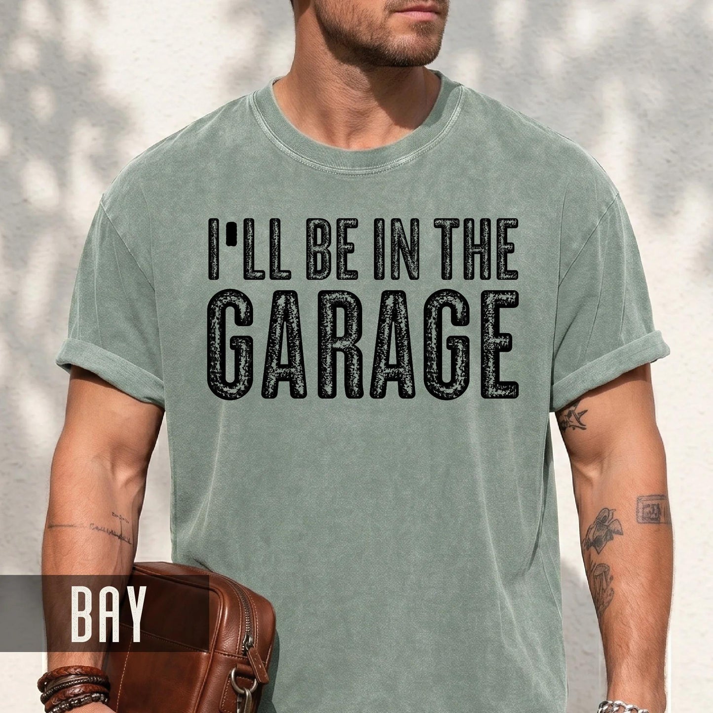 Funny Garage T-Shirt: Mechanic Dad Gift