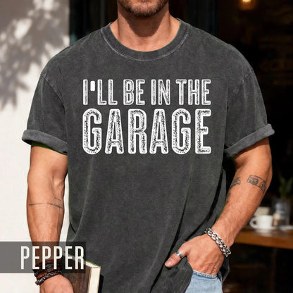 Funny Garage T-Shirt: Mechanic Dad Gift