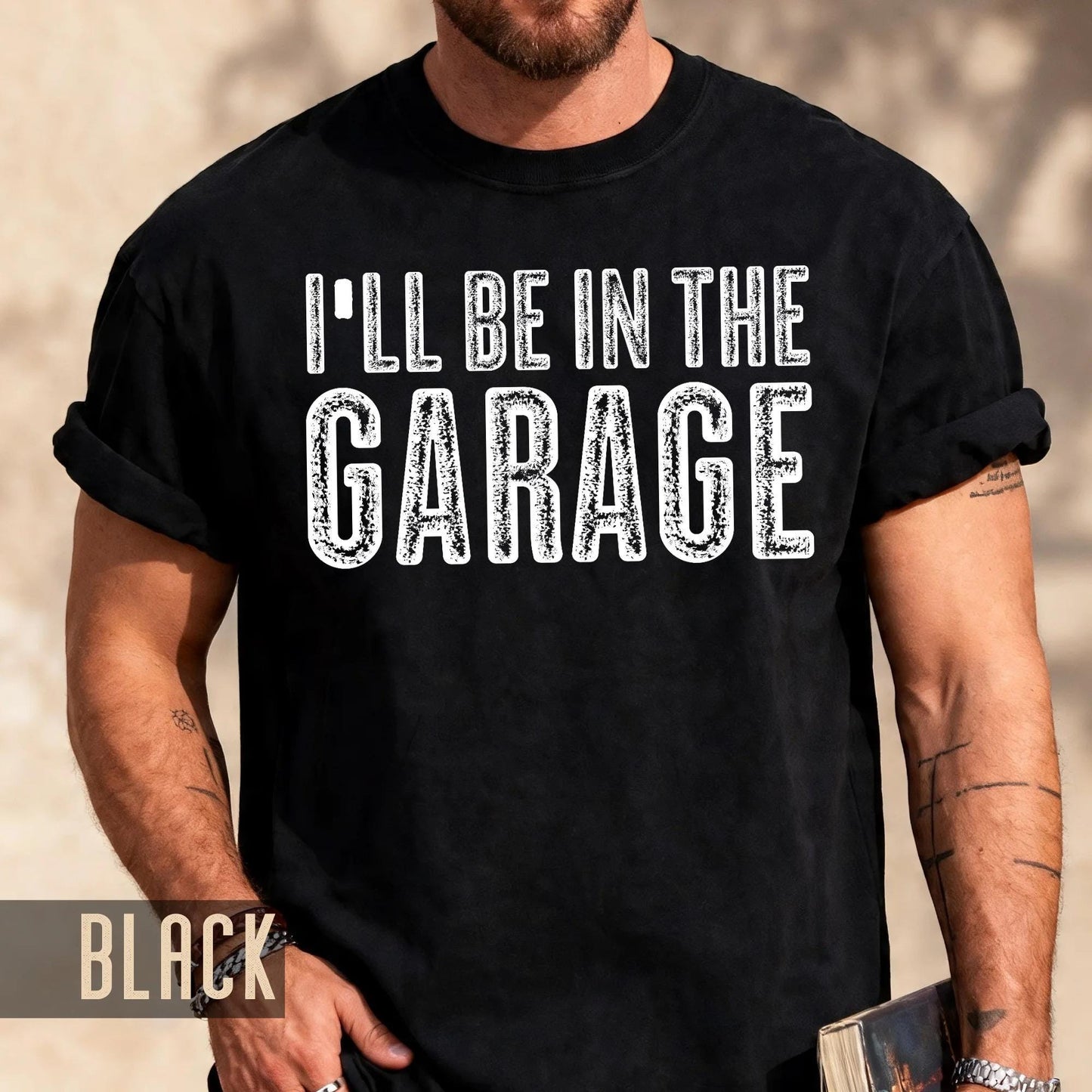 Funny Garage T-Shirt: Mechanic Dad Gift