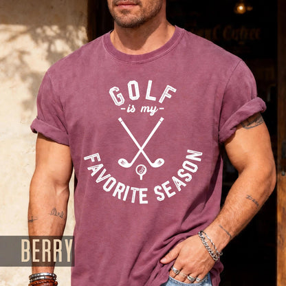 Golf Is My Favorite Season Shirt - Dad Par Golf T-Shirt