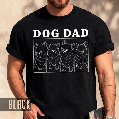 Custom Dog Dad Photo Shirt: Personalized Portrait Gift