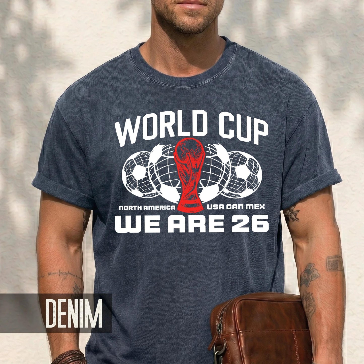 World Cup 2026 Soccer Shirt, We Are 26 North America Trophy Tee, USA Canada Mexico Tournament Fan Top