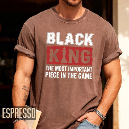 African American Men Empowerment Chess Piece Shirt, Black King The Most Important Piece In The Game