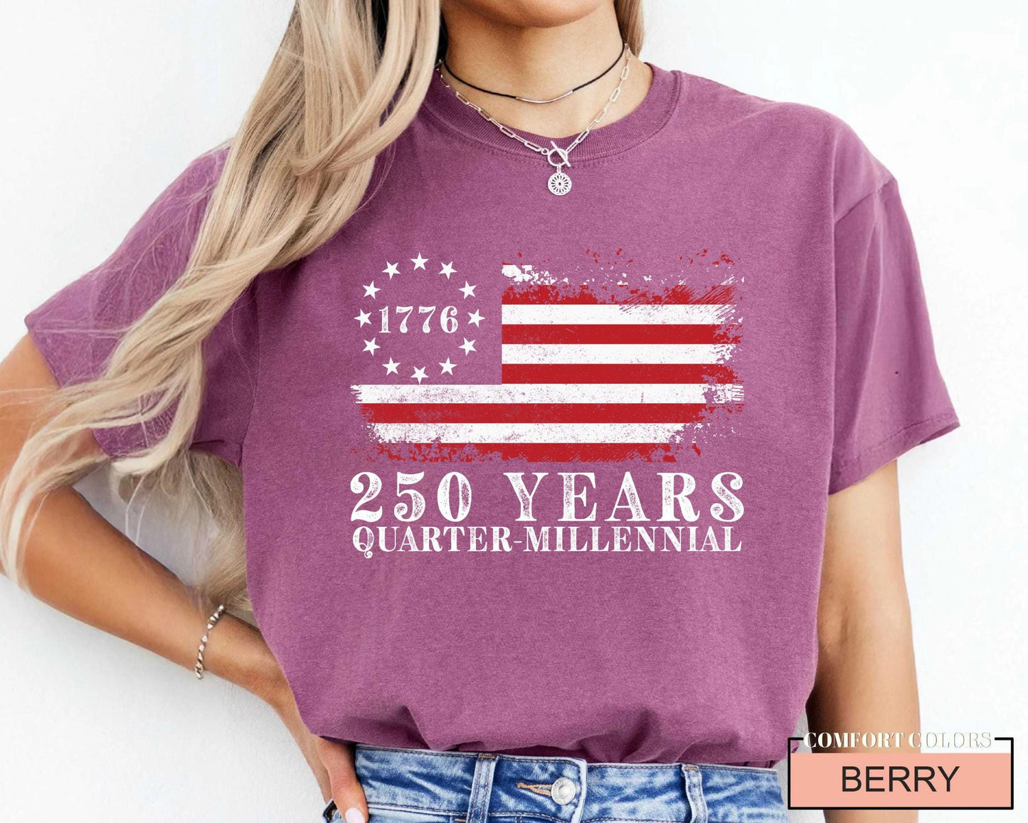 1776 - 2026 Quarter-Millennial Shirt, America 250 Years Independence Day History Tee