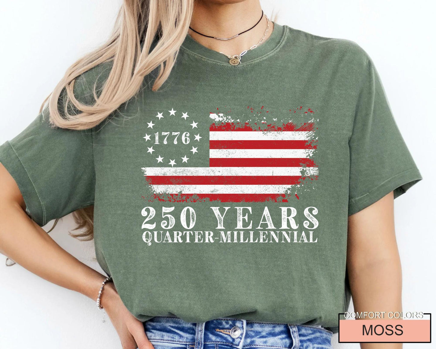 1776 - 2026 Quarter-Millennial Shirt, America 250 Years Independence Day History Tee