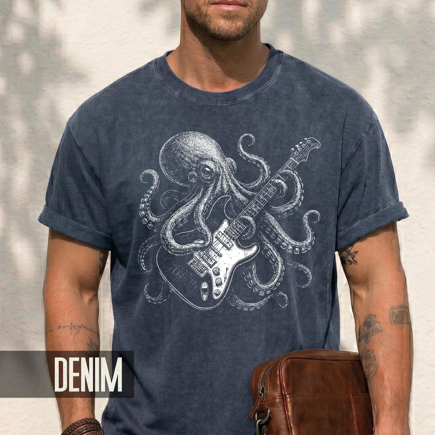 Guitarist Octopus T-Shirt: Rock and Roll Music Lover Gift