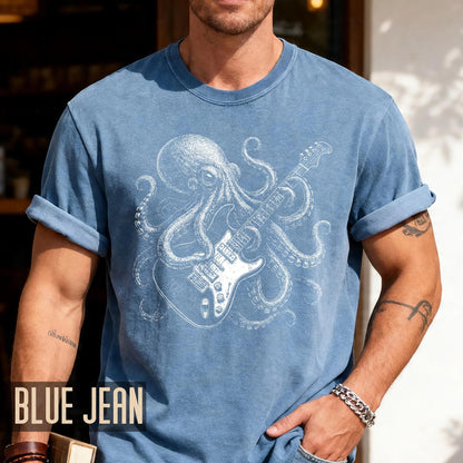 Guitarist Octopus T-Shirt: Rock and Roll Music Lover Gift