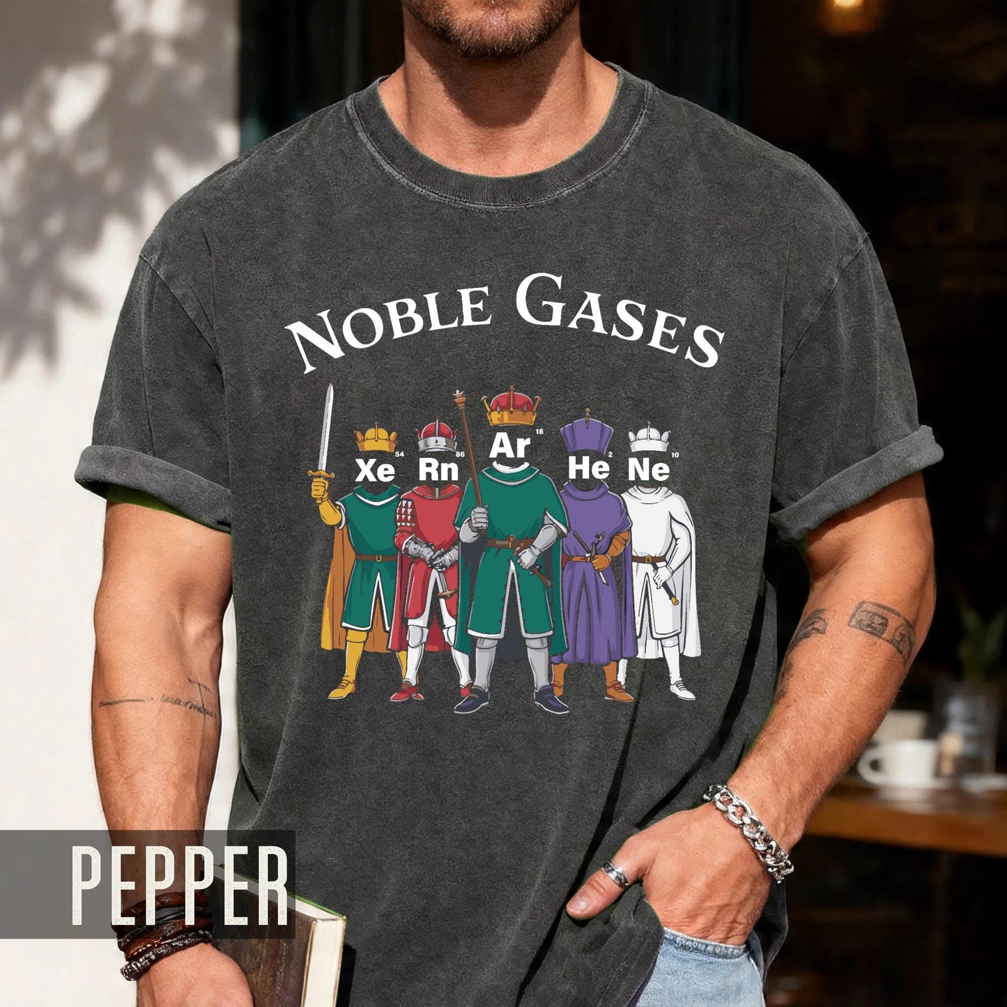 Funny Noble Gases Shirt: Science Teacher Periodic Elements