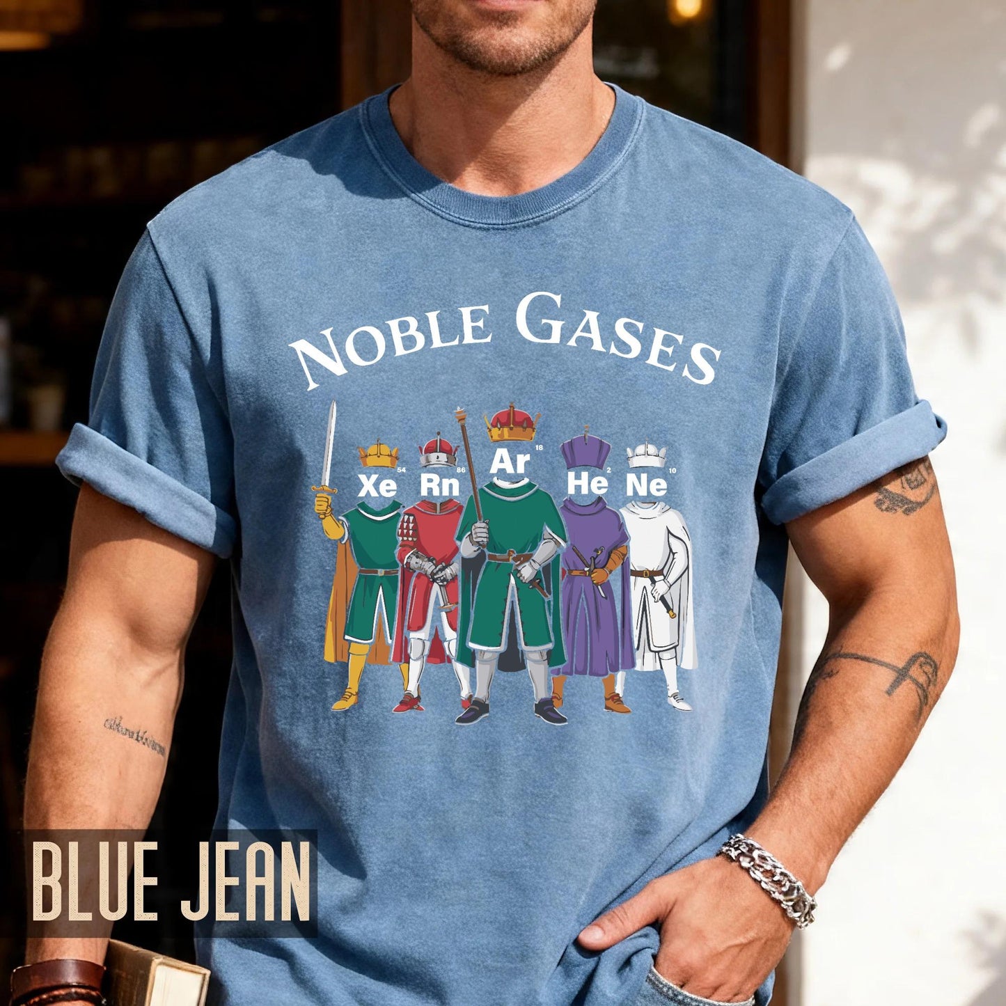 Funny Noble Gases Shirt: Science Teacher Periodic Elements