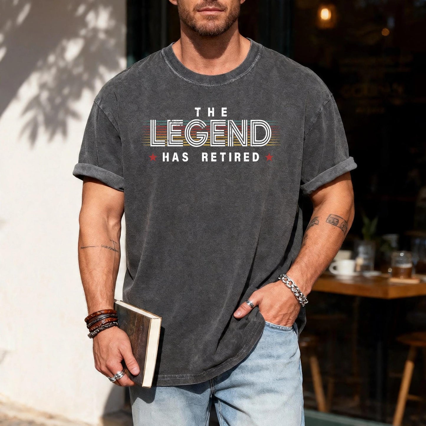 The Legend Has Retired Shirt, Funny Retirement Party Tee for Coworker Friend