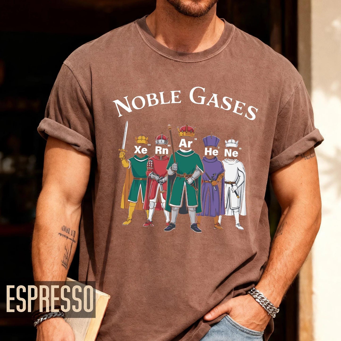 Funny Noble Gases Shirt: Science Teacher Periodic Elements