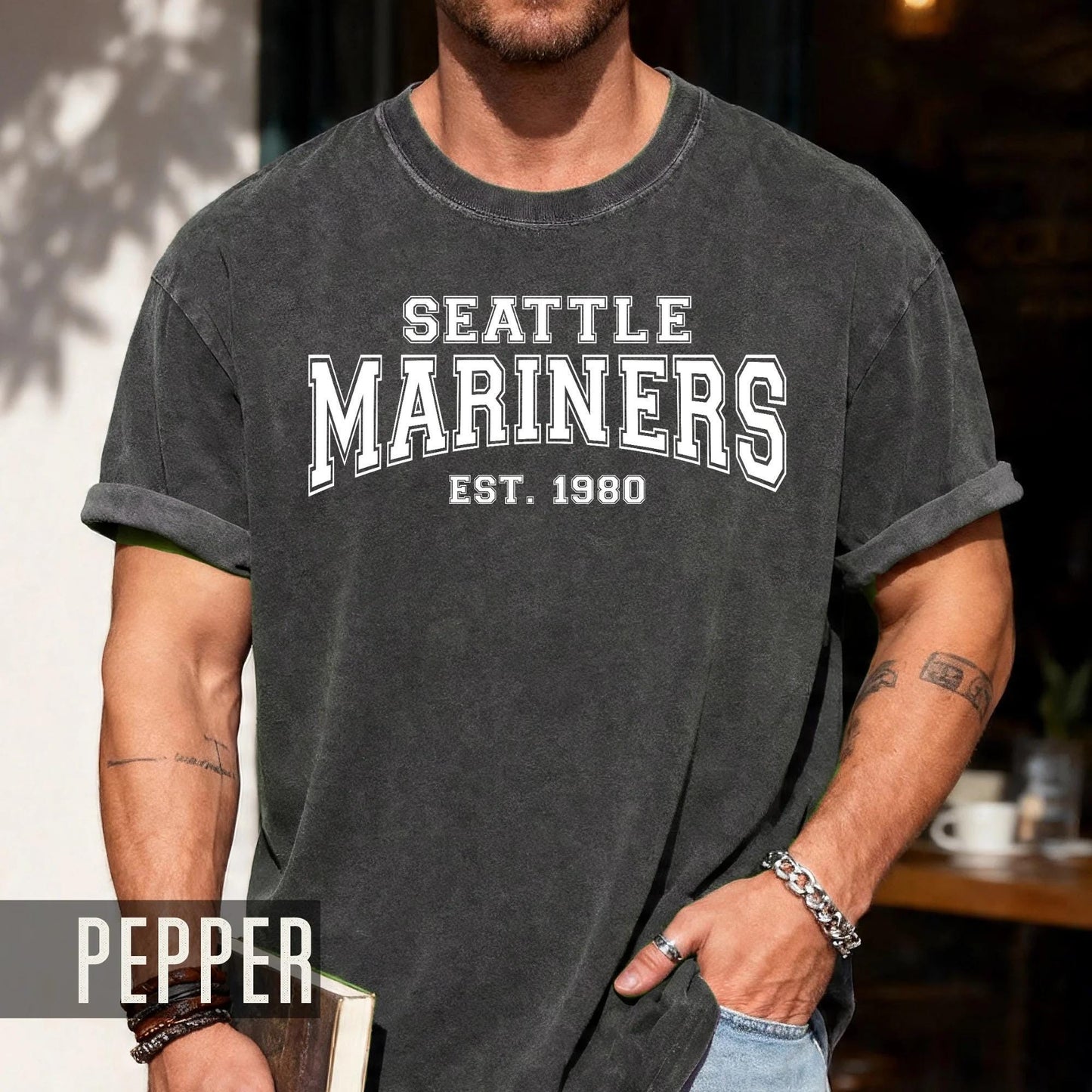 Custom Sports Team Shirt, Personalized City Varsity Arch Tee
