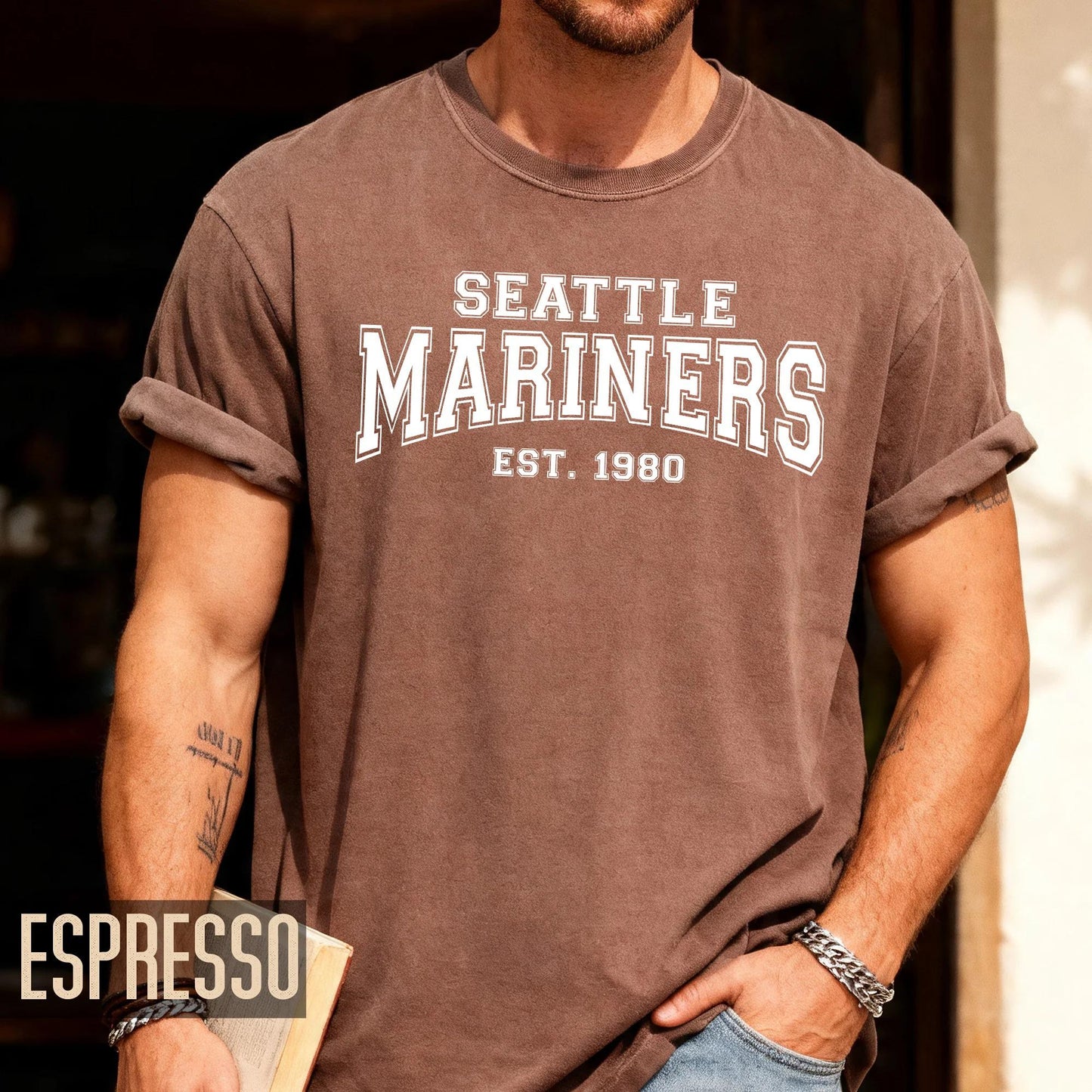 Custom Sports Team Shirt, Personalized City Varsity Arch Tee