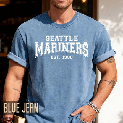 Custom Sports Team Shirt, Personalized City Varsity Arch Tee