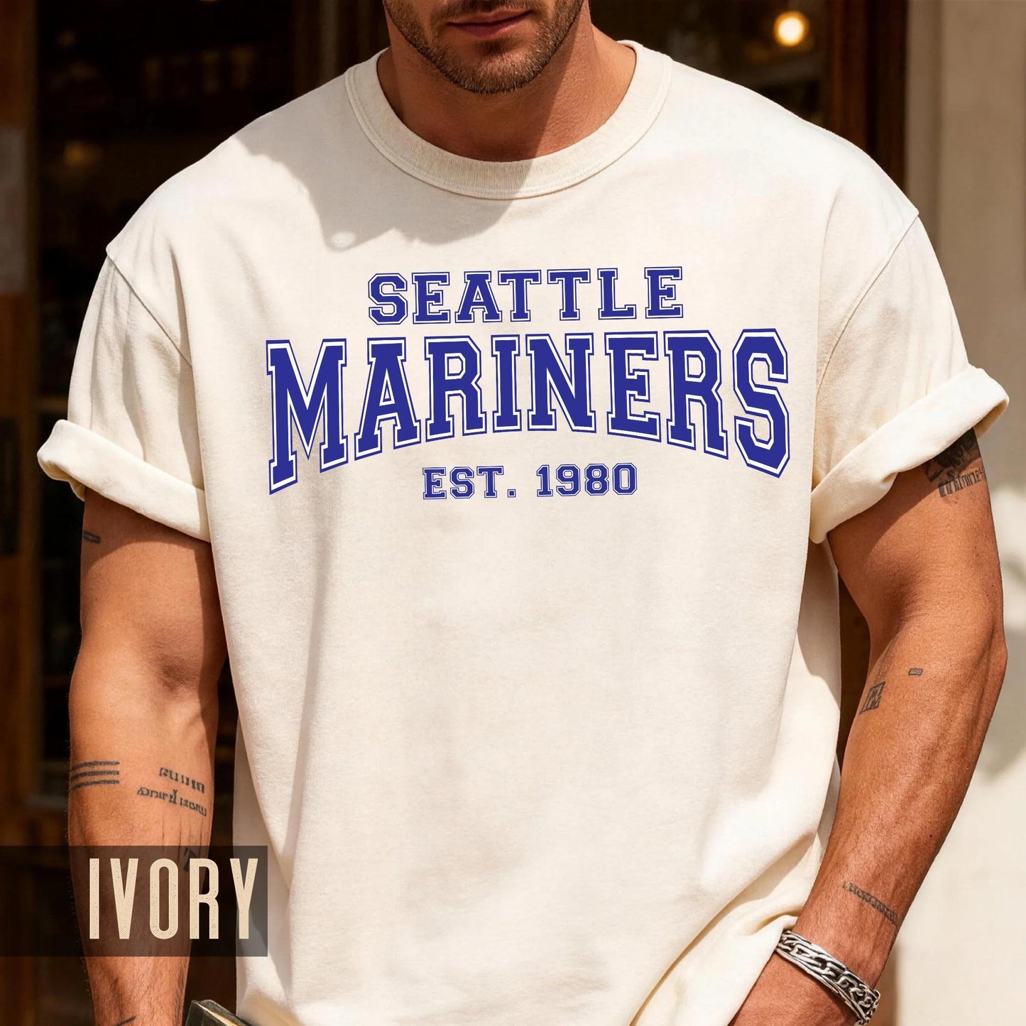 Custom Sports Team Shirt, Personalized City Varsity Arch Tee