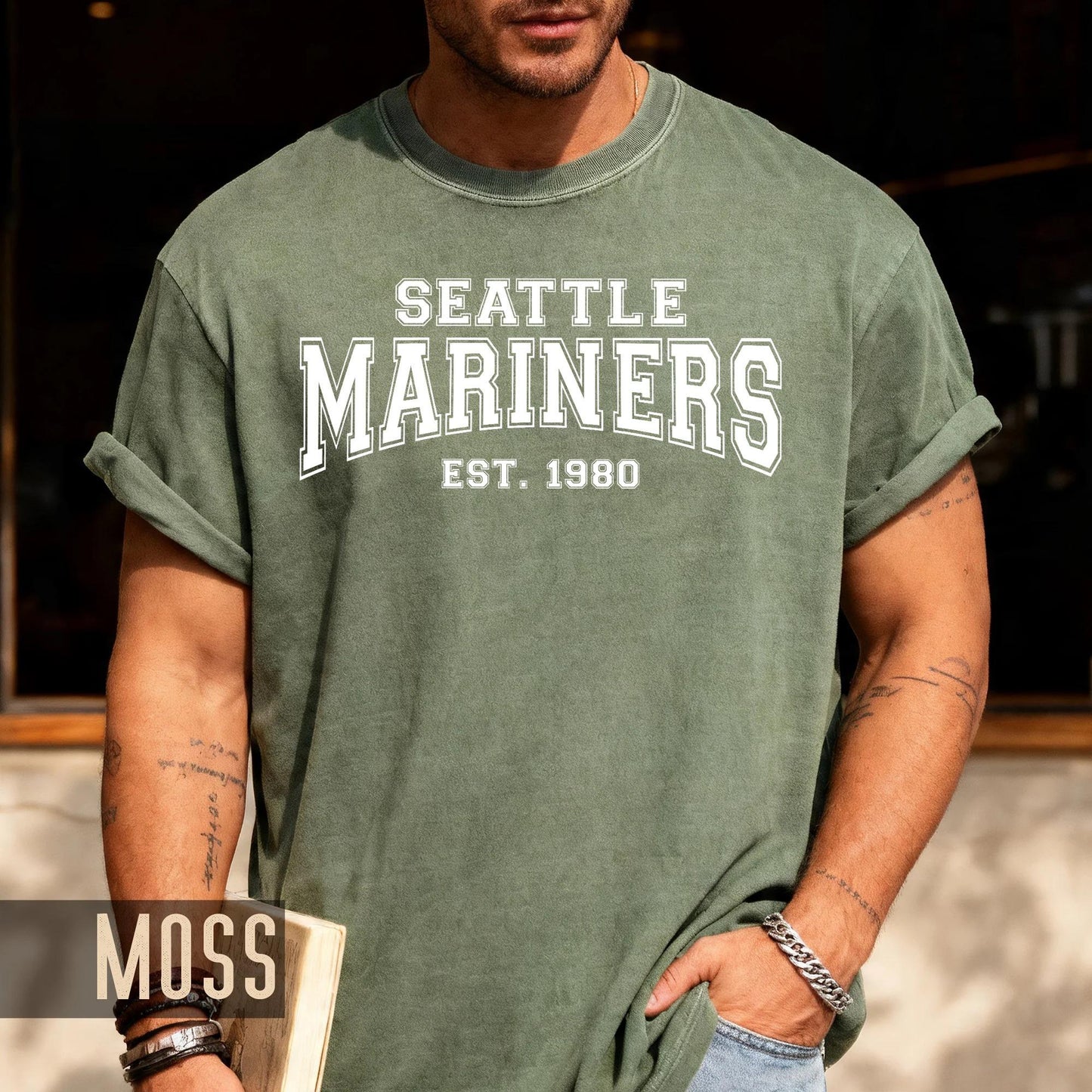Custom Sports Team Shirt, Personalized City Varsity Arch Tee